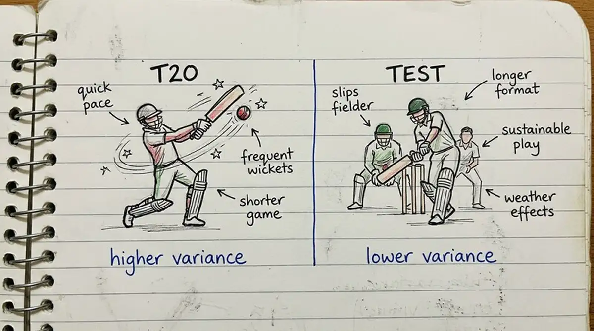 Adattamento del bankroll ai diversi formati di cricket T20 e Test