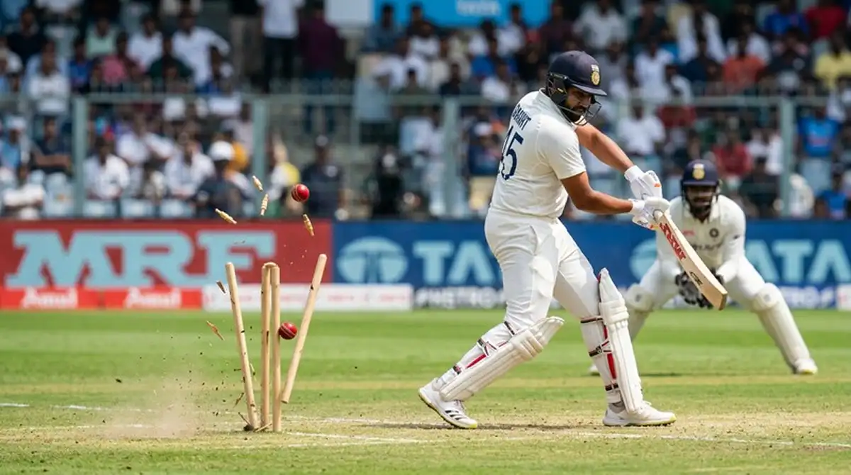 Caduta di un wicket e reazione delle quote nel cricket live